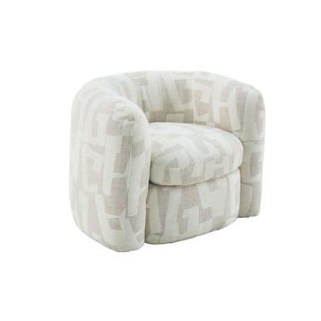 Fauteuil Rosa Off White | Starfurn, Ophalen of Verzenden, Nieuw