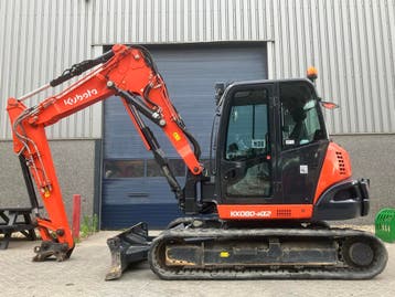 Kubota KX080-4, Ophalen, Graafmachine