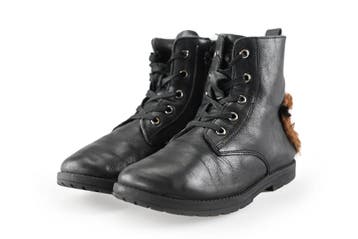 Muyters Veterboots Meisjes in maat 32 Zwart, Verzenden, Jongen of Meisje, Schoenen, Nieuw
