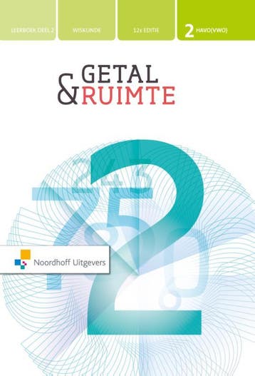 Getal ampamp Ruimte 12e ed havovwo 2 leerboek  9789001888763, Boeken, Verzenden, Zo goed als nieuw