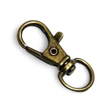 Sleutelhanger Haak - Antiek Brons, Hobby en Vrije tijd, Breien en Haken, Ophalen of Verzenden, Nieuw, Overige typen