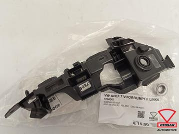 VW Golf 7 Voorbumper bumper Geleider Houder Links Nieuw, Ophalen, Volkswagen, Bumper, Nieuw