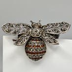 Zonder minimumprijs - Broche Zilveren 925-speld met, Sieraden, Tassen en Uiterlijk, Antieke sieraden