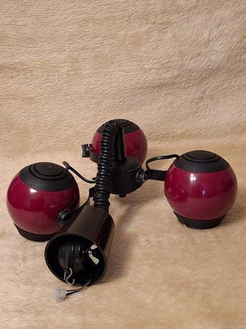 Hangende plafondlamp - Metaal - Space-age Oogbal