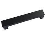 Greep Bench Recht Essen gelakt mat zwart 128 mm, Verzenden, Nieuw