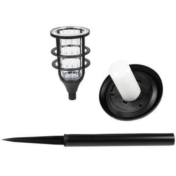 Benson Set van 3 tuinlampen - solar LED - vlameffect - ø..., Ophalen of Verzenden, Nieuw