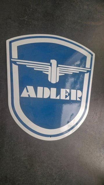 Moto ADLER MOTORRAD - Emaille plaat - IJzer