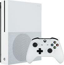Microsoft Xbox One S 1TB [incl. draadloze controller] wit, Spelcomputers en Games, Spelcomputers | Xbox One, Zo goed als nieuw