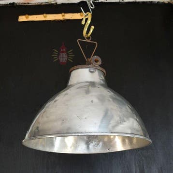 Plafondlamp - Aluminium, IJzer - Industriële plafondlamp