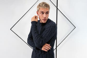 Breipatroon Herentrui met kabels van Soft Cotton - Lang Ya, Ophalen of Verzenden, Nieuw
