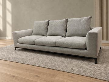 NIEUW Minotti Andersen 3/4-Zits + GARANTIE | NP €12.500, 100 tot 125 cm, Nieuw, Rechte bank, Stof