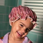 Douchemuts Kind / Shower cap voor kinderen - Roze Gouden Leo, Ophalen of Verzenden, Nieuw
