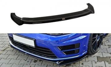 Voorspoiler VW Golf 7 R Glans Zwart, Ophalen of Verzenden, Nieuw