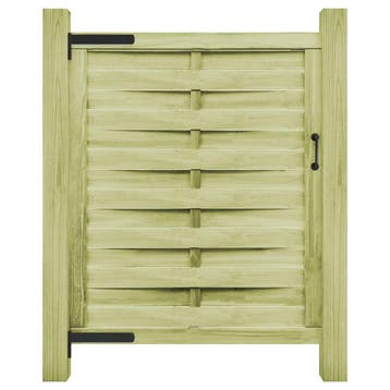 vidaXL Poort 100x125 cm groen geïmpregneerd grenenhout, Verzenden, Nieuw