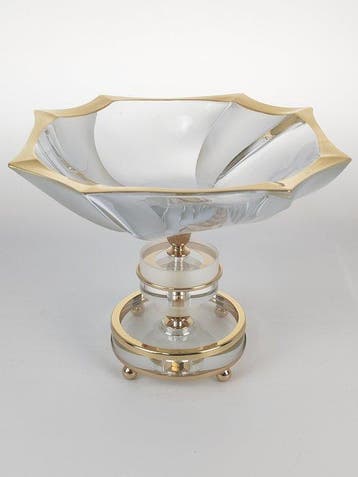 SECOLOVENTESIMO - Tafelmiddenstuk - Verguld messing, 24 kt