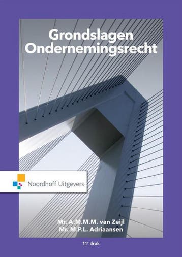 9789001593322 Grondslagen Ondernemingsrecht | Tweedehands, Boeken, Verzenden, Zo goed als nieuw, A.M.M.M. van Zeijl