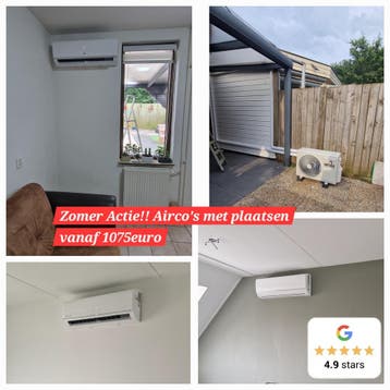 Goedkoop Airco met verwarming # Beste Monteurs, Witgoed en Apparatuur, Airco's, Nieuw, 3 snelheden of meer, Afstandsbediening
