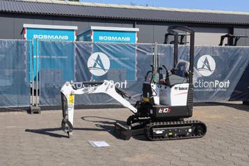 Veiling: Minigraver Bobcat E10Z Diesel 7.5kW 2026 Nieuw, Ophalen, Graafmachine