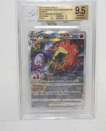 Pokémon - 1 Graded card - Charizard VSTAR 212 Foil, Full art, Nieuw