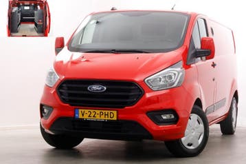 Ford Transit Custom 340 2.0 TDCI 130pk L2H1 Airco/Inrichting, Gebruikt, Euro 6, Airconditioning, Dealer onderhouden