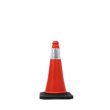 Rood - witte verkeerskegel  -  pylon - Wit & Rood -, Verzenden