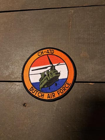 Opstrijkbaar badge Chinook air force (Emblemen, Overig), Boeken, Ophalen of Verzenden, Nieuw