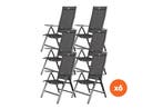 Set van 6 - Hartman verstelbare aluminium tuinstoel Roma, Tuin en Terras, Tuinsets en Loungesets, Verzenden, Nieuw, Overige materialen