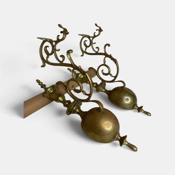 Wandkandelaar - Brons, Antiek en Kunst