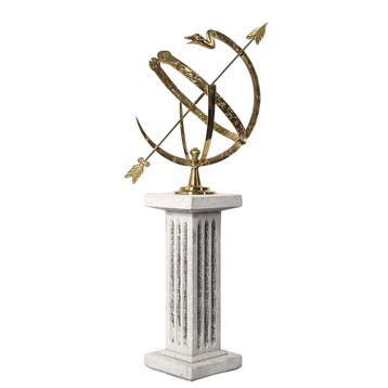 Zonnewijzer Saturnus Z4 & sokkel S104 Decoratie, Verzenden, Nieuw