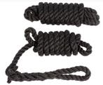 Fenderlijn 10mm Zwart 3 strengen 2,5m set van 2, Watersport en Boten, Ophalen of Verzenden, Nieuw, Lijn of Blok