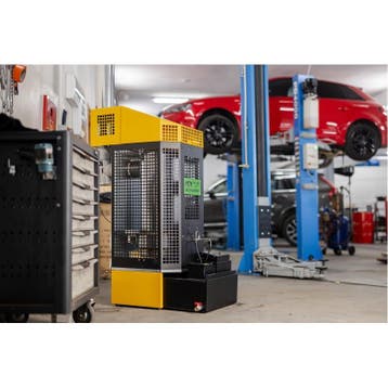 Master-Mtm afgewerkte oliekachel 15-35 GT 35 kw Gesloten bra, Verzenden, Nieuw
