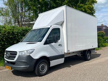 Zakelijke Lease |  Mercedes-Benz Sprinter 316 Automaat | Bak, Automaat, Stof, Gebruikt, Wit