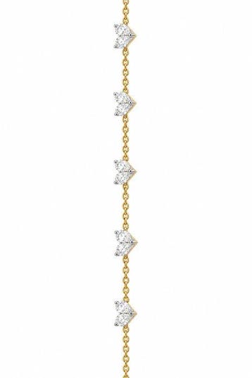 Schakelarmband - 18 karaat Geel goud - 1.11ct. tw. Diamant