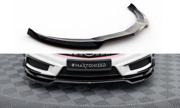 Voorspoiler V.4 Mercedes A45 AMG W176 Maxton Glans Zwart, Ophalen of Verzenden, Nieuw