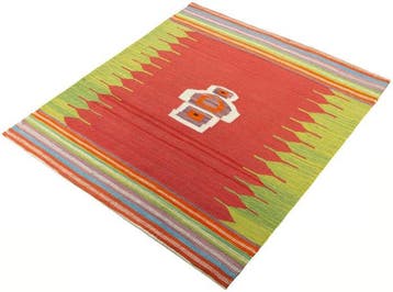 Handgeweven designer Kelim - Verzamelaarsstuk - Kelim - 107, Nieuw