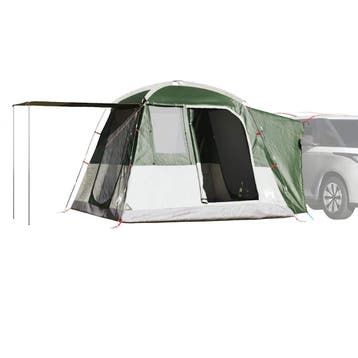vidaXL Autotent 4-persoons waterdicht groen, Verzenden, Nieuw, Tot en met 2