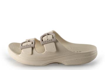 Crocs Sandalen in maat 41½ Beige, Verzenden, Beige, Sandalen of Muiltjes, Zo goed als nieuw