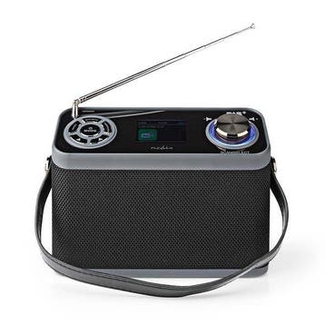 DAB+ radio | Nedis (8W, Alarmklok, Bluetooth), Verzenden, Nieuw