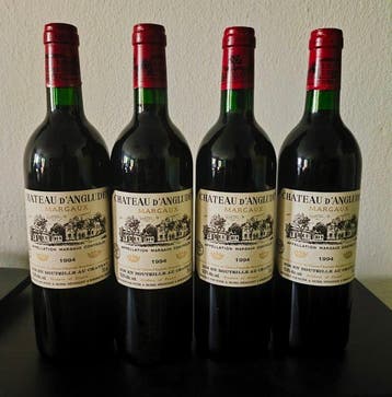 1994 Chateau dAngludet - Margaux - 4 Flessen (0.75 liter), Nieuw