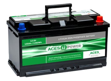 Aces 12V 100Ah HFAS Lithium Bluetooth Battery, Verzenden, Nieuw