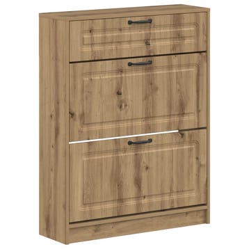 vidaXL Schoenenkast UTRECHT 78 x 24 x 100 cm Bewerkt hout, Verzenden, Nieuw