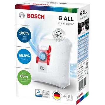 Bosch type G All stofzuigerzakken 4 zakken, origineel, Witgoed en Apparatuur, Stofzuigers, Verzenden, Nieuw, Bosch