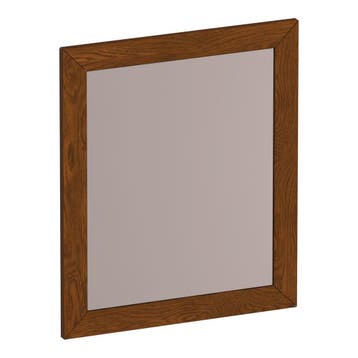 Brauer Citrine Spiegel - 60 cm - Rechthoekig - Lamellen -, Ophalen of Verzenden, Nieuw