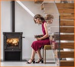 JAcobus houtkachel koop je goedkoop bij 123Rookkanaal, Ophalen of Verzenden, Nieuw, Hout, Vrijstaand