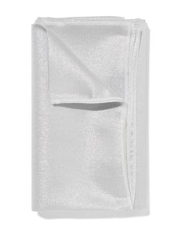 HEMA Tafelkleed 214x137.5cm glans zilver, Verzenden, Nieuw