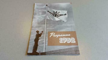 DAF Programma brochure uit 1952 in het Nederlands *Zeldzaam*, Boeken, Auto's | Folders en Tijdschriften, Verzenden, Gelezen