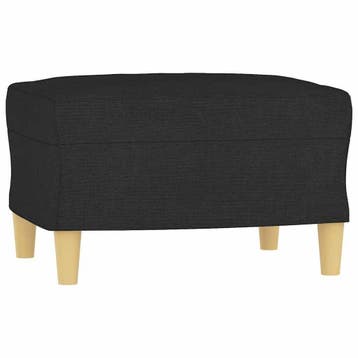 Hocker Modern Zwart | Tweedekansje | OP=OP, Huis en Inrichting, Banken | Voetenbanken en Poefen, Minder dan 50 cm, Ophalen of Verzenden