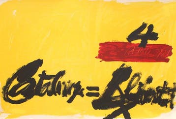 Antoni Tapies (1923-2012) - Als mestres de Catalunya