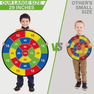 29 Inch Kind Dartsspel Set met Plakballetjes - Indoor & Outd, Verzenden, Nieuw