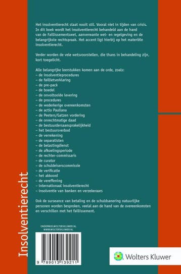 Insolventierecht 9789013139211, Verzenden, Zo goed als nieuw